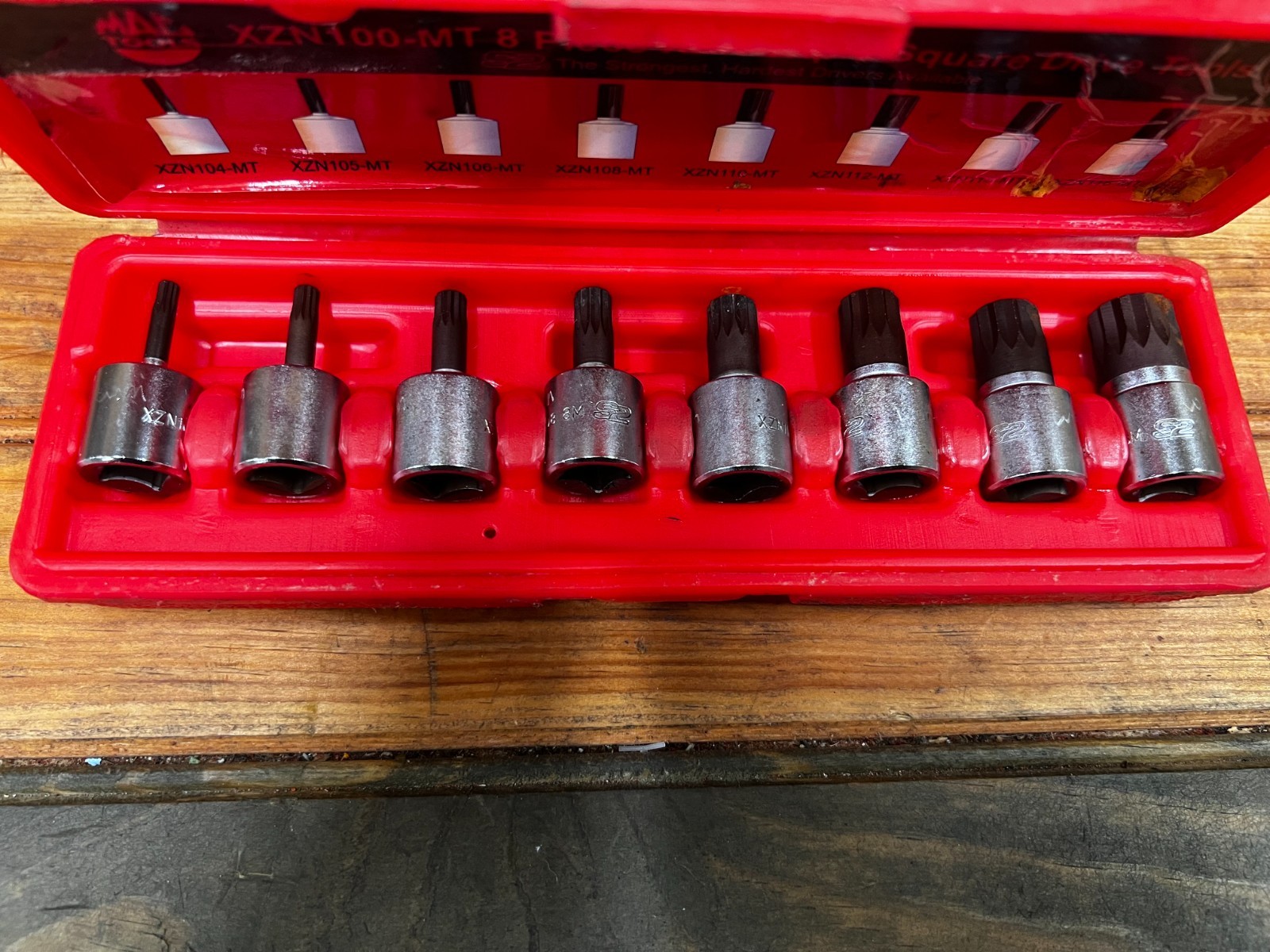 Mac Tools XZN100-MT 3/8″ Drive Triple-Square Driver Set