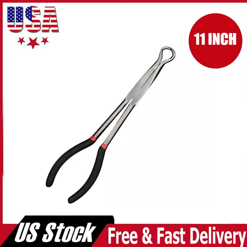 11″ Electrical Disconnect Long Spark Plug Removal Pliers Fits Car Connectors NEW