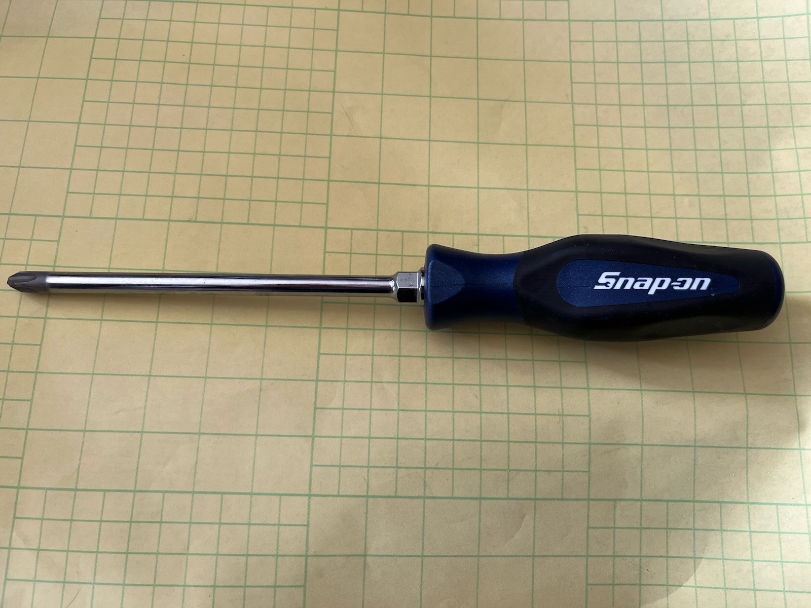 Snap On Phillips Screwdriver Cool Power Blue Metallic No 3 Model SGDP631RB New