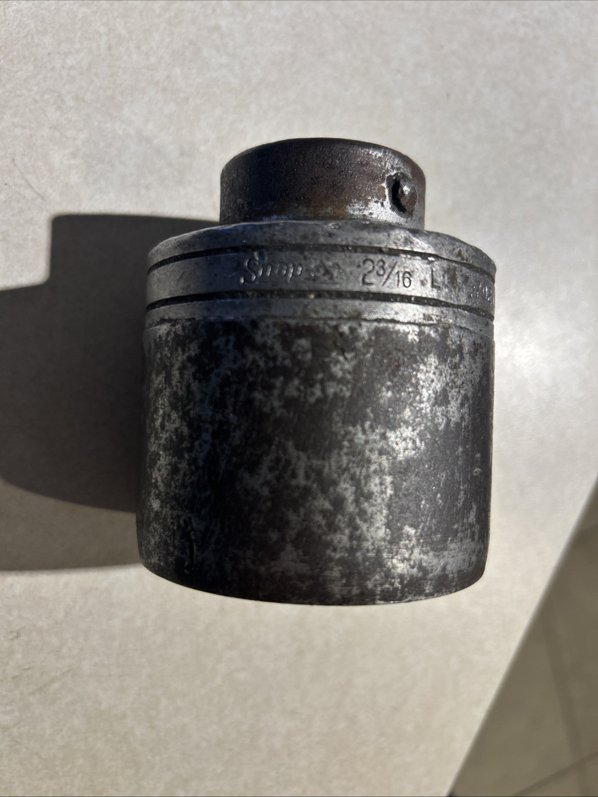 Vintage Snap-on LDH702 3/4″ Drive 12 Point 2-3/16″ SAE Shallow Socket / USA –