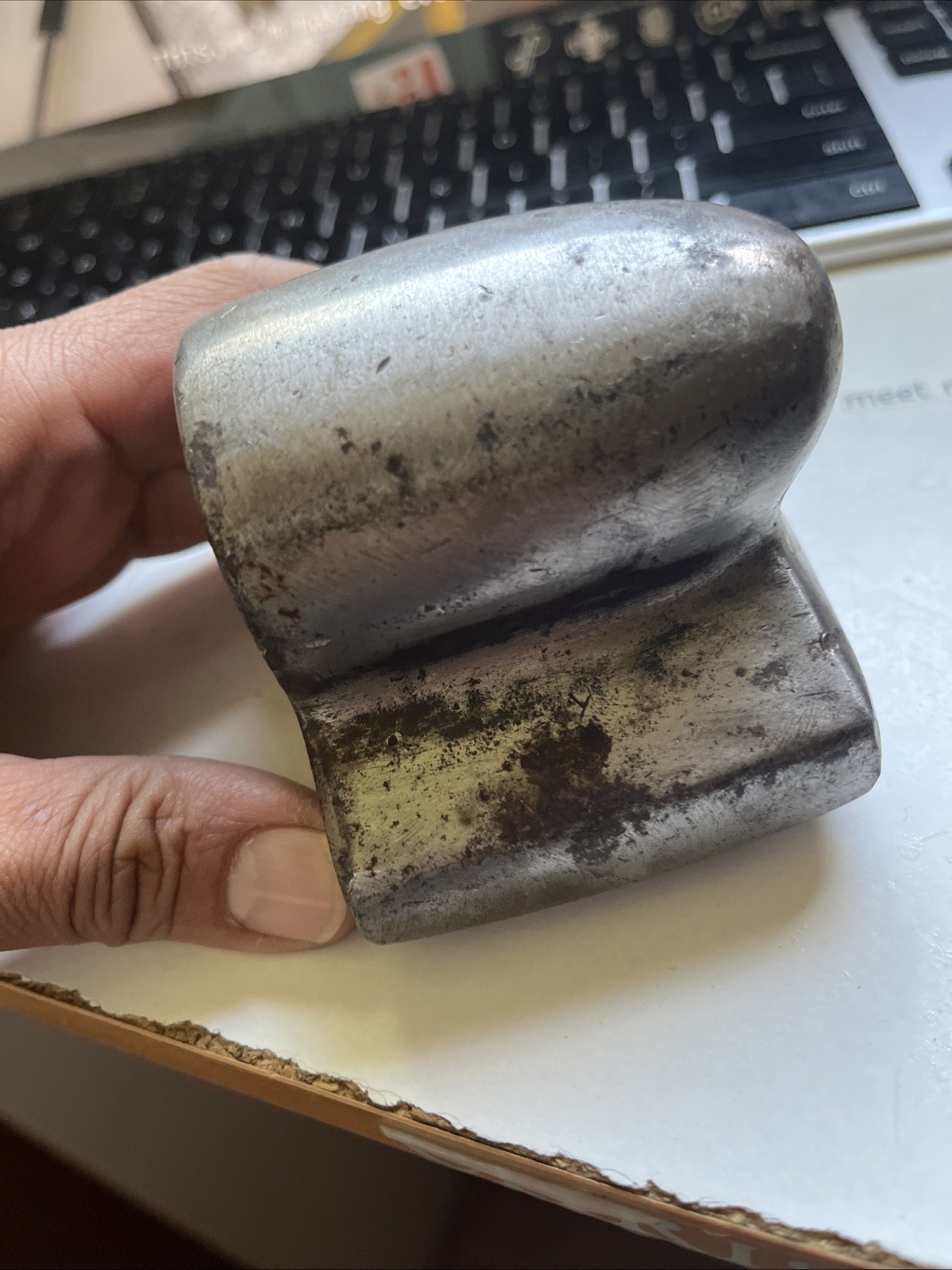 Vintage Auto – Body Shop Dolly/ Hand Anvil . No Markings. 2 lb 15.5oz