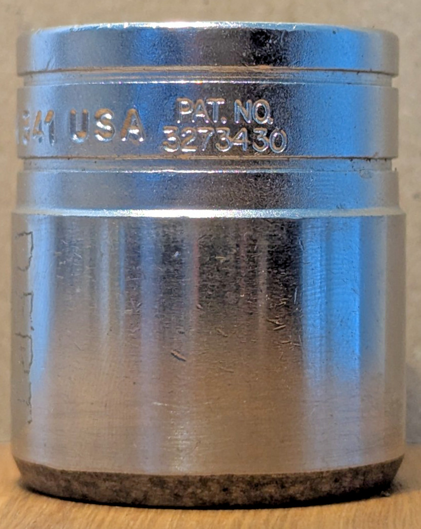 Snap-on SW341 1/2″ Drive 1-1/16″ SAE 12-Point Flank Drive Shallow Socket USA