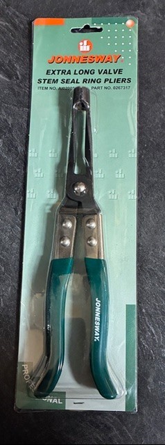 Jonnesway AI020056A Extra Long Valve Stem Seal Pliers NEW