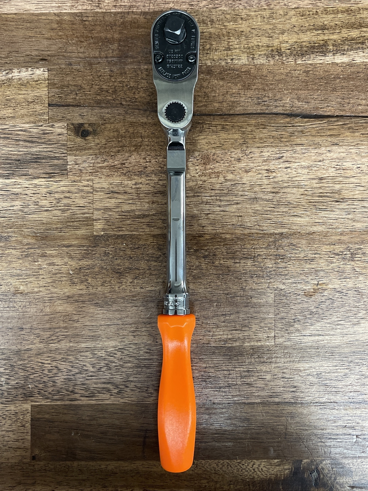 *NEW* Snap On Tools FHD80MP 3/8″ Indexing Head ORANGE Hard Handle Ratchet