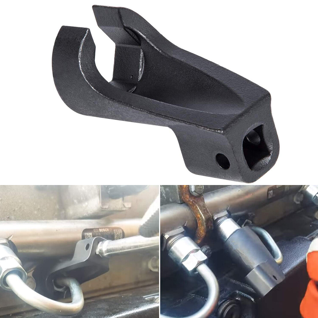 19MM High Pressure Fuel Line Socket Wrench for Detroit Diesel DD13 DD15 DD16