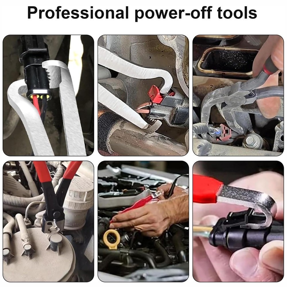 4Pcs Electrical Disconnect Pliers 60° Automotive Electrical Connector Separator