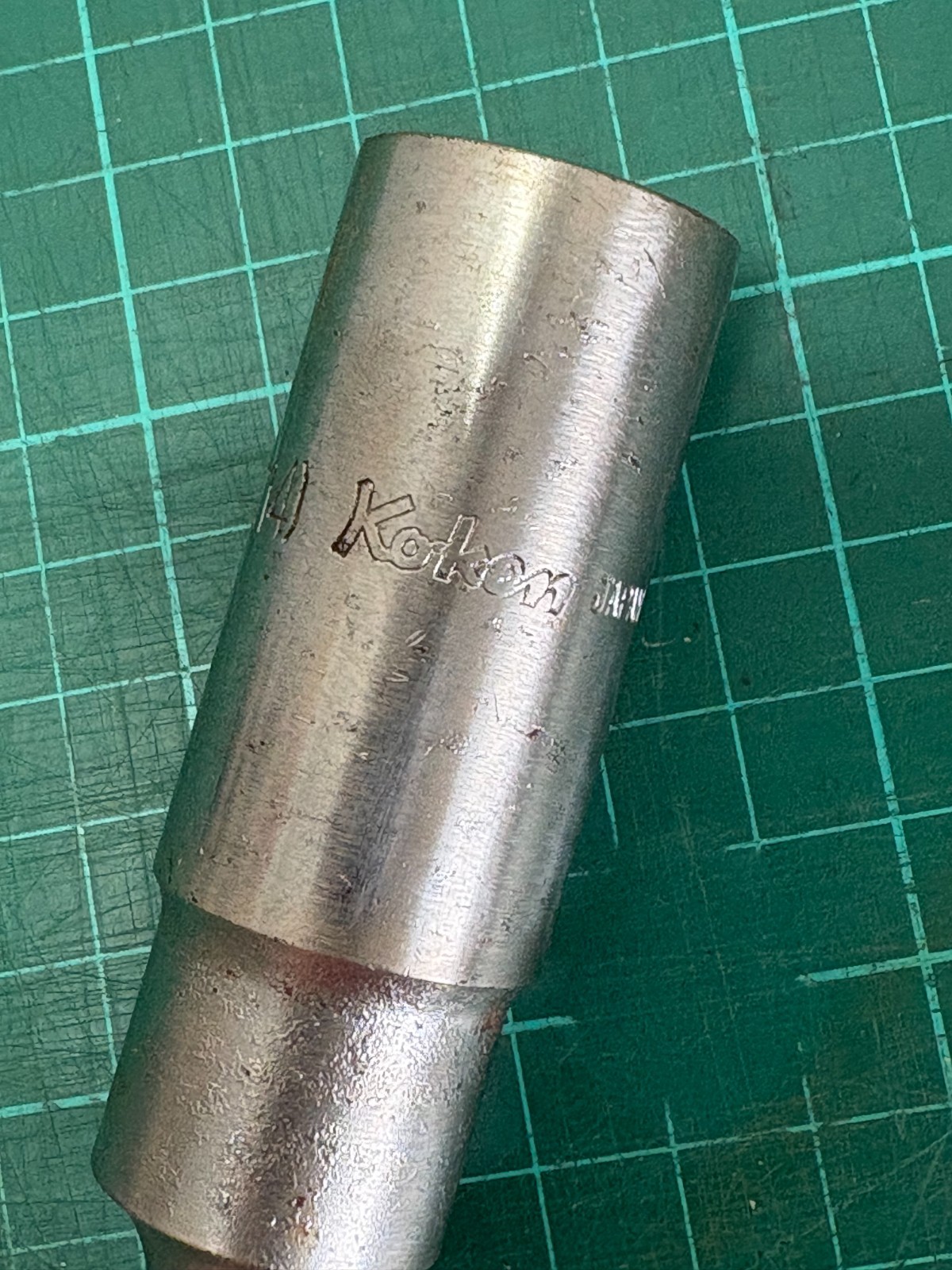 Koken 20.8 mm Hex Spark Plug Socket 180mm Long 3/8″ Square Drive Magnet Japan