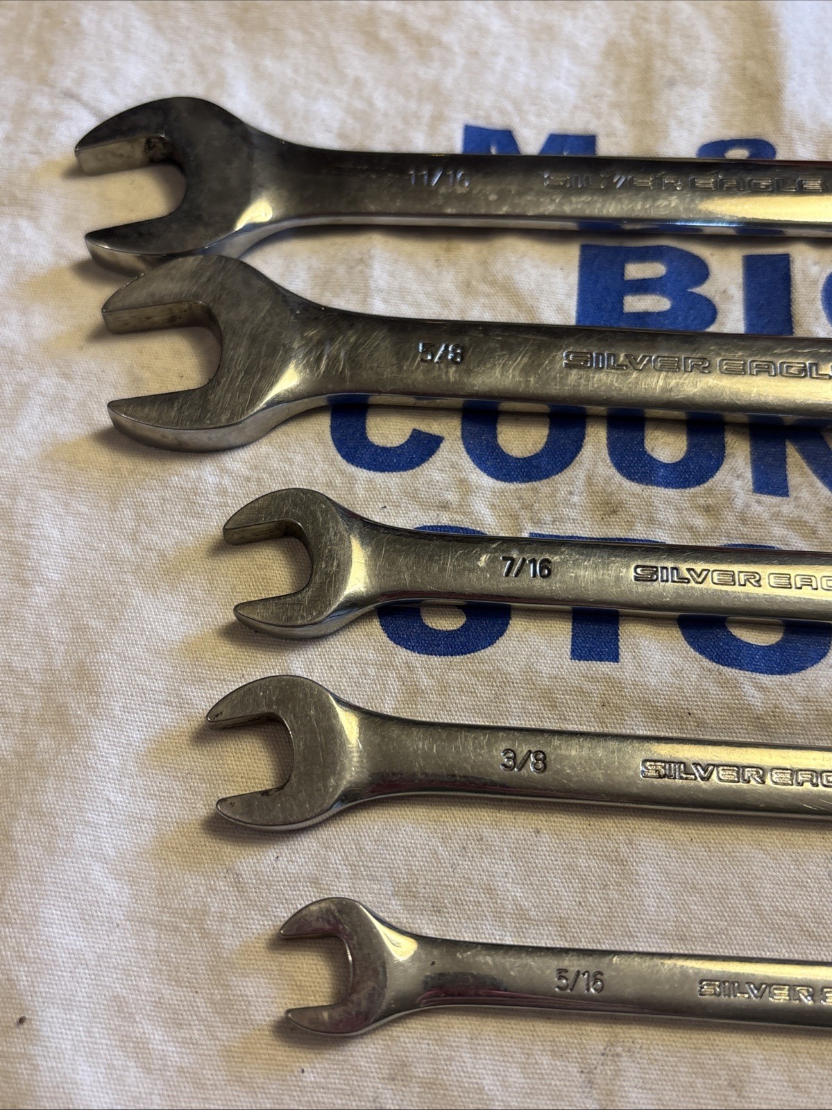Silver Eagle 5pc SAE 12-Point Combination Wrench Set 5/16″ – 11/16″ RCSE