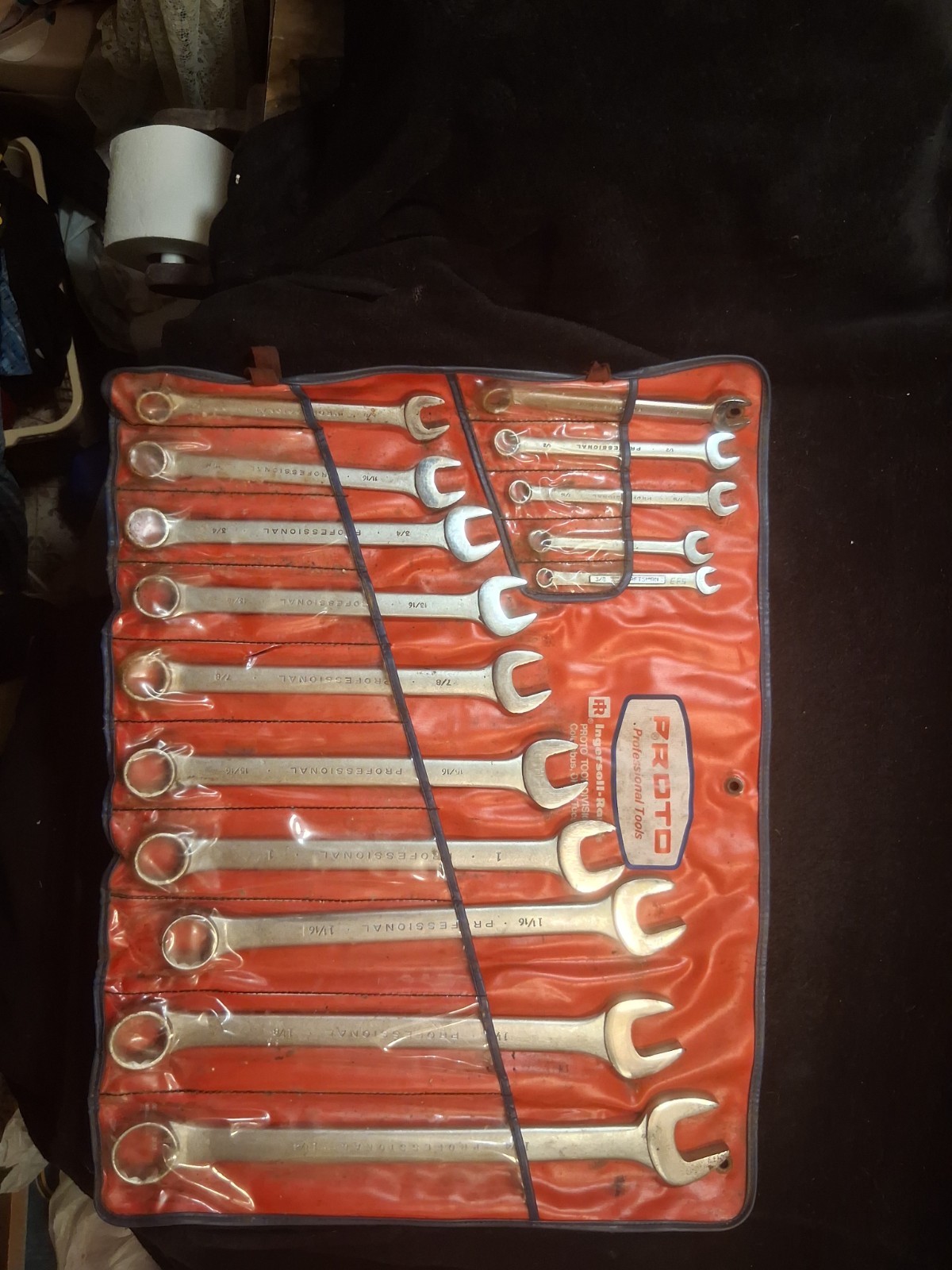PROTO PROFESSIONAL 15-Piece 12-Point SAE Combination Wrench Set