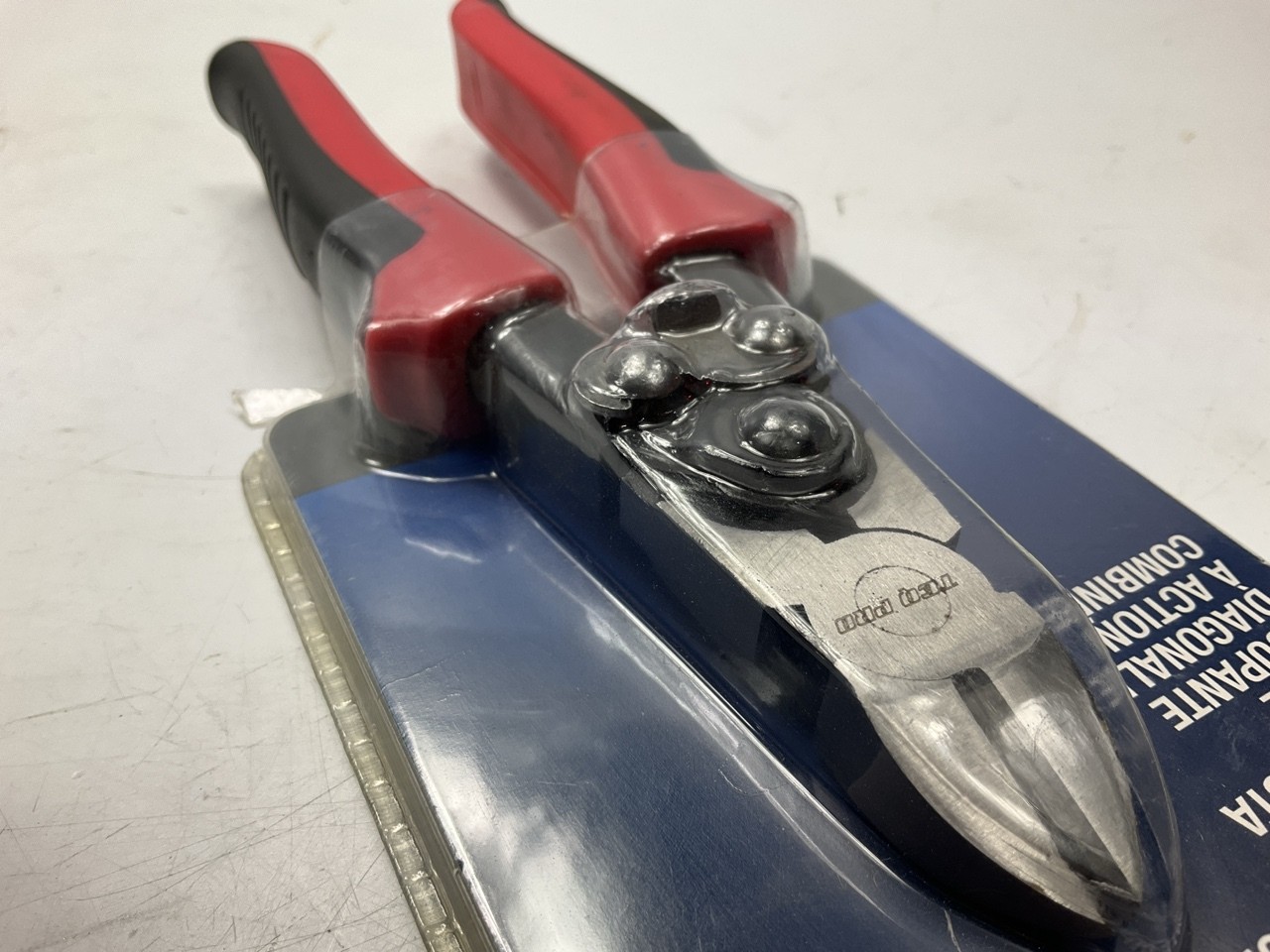 TEQ Correct TP82120 Professional 8″ Compound Action Diagonal Cutting Pliers RED