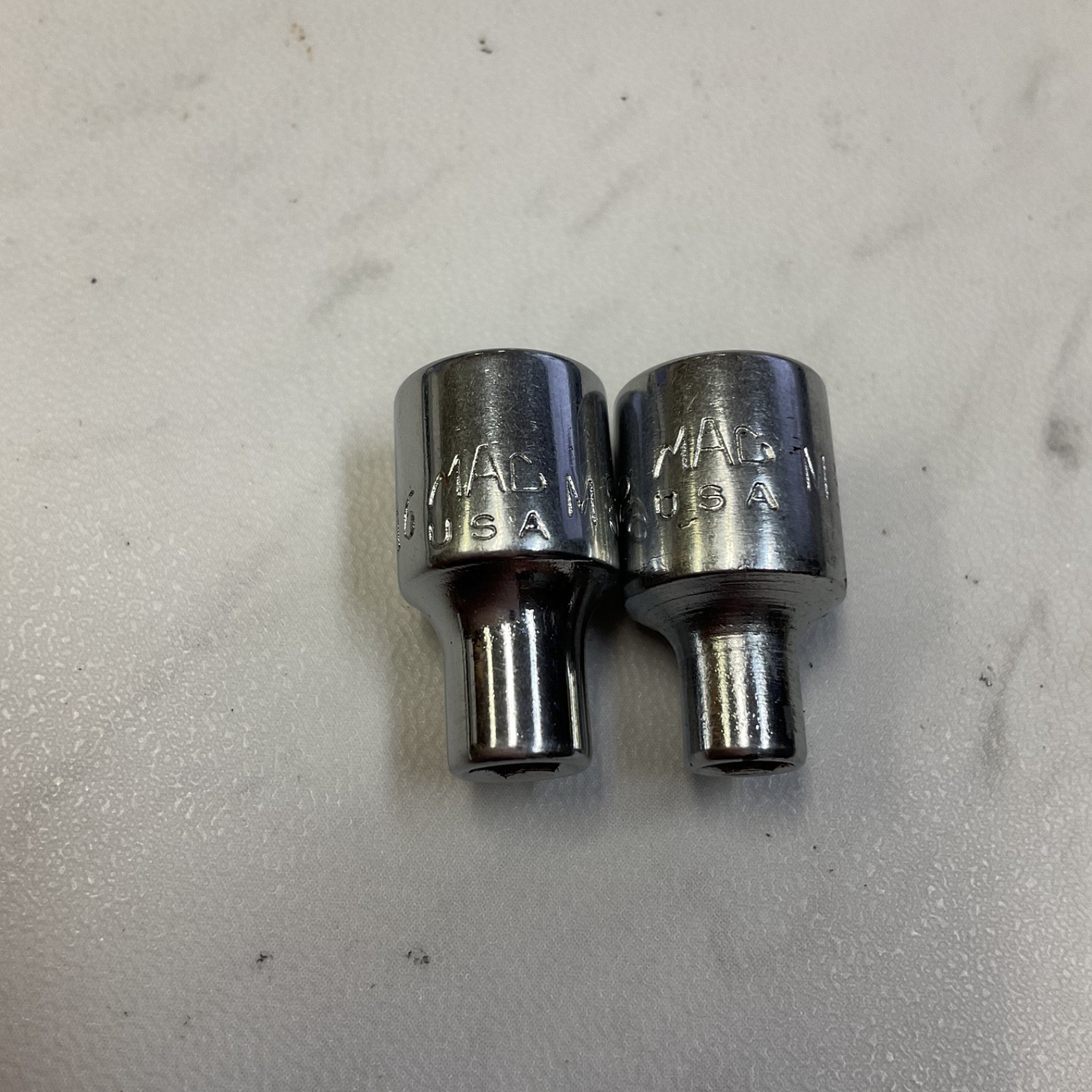 Mac Tools M56 (5/32″) & M66 (3/16″) Shallow Sockets 1/4″ Drive 6 Point USA