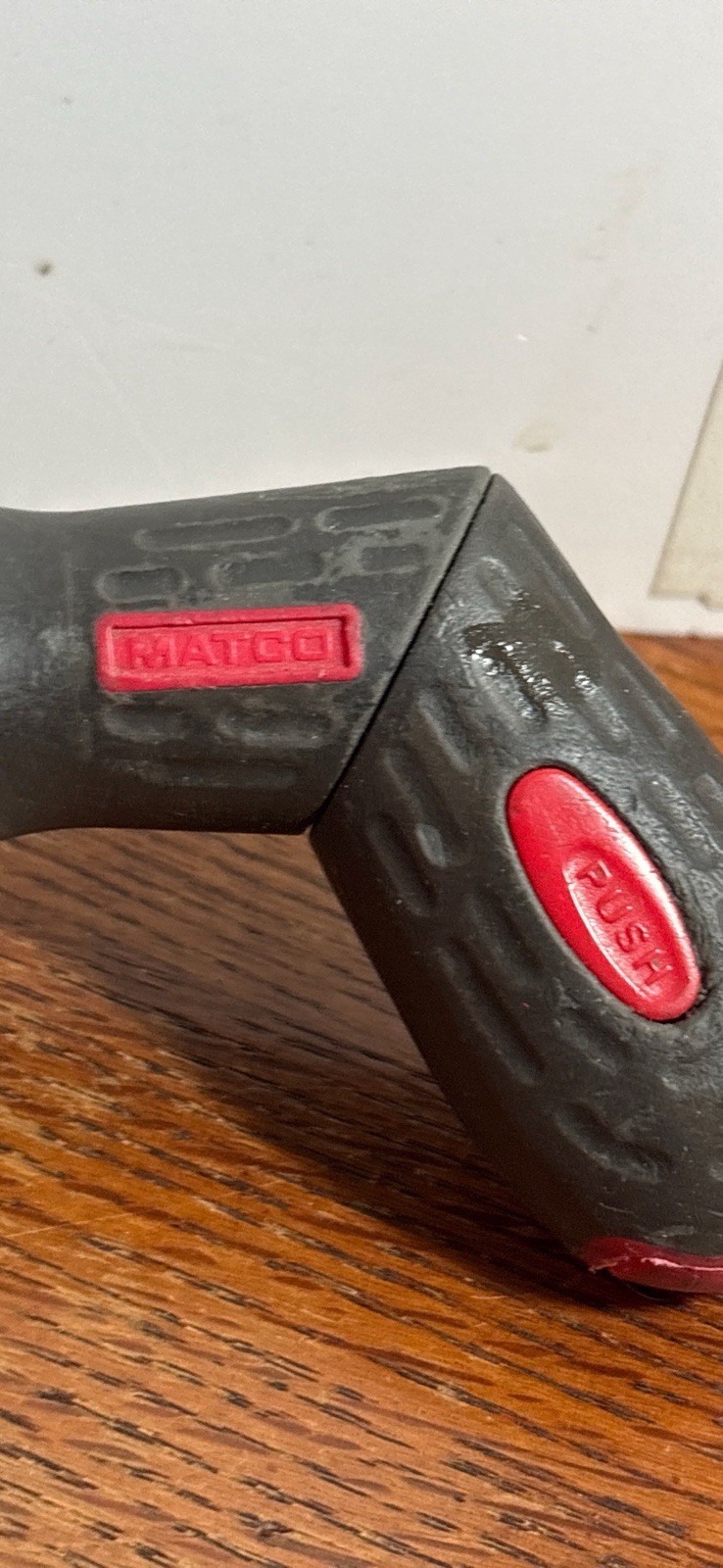 Matco Reversible 2 Position Ratcheting Screwdriver Swivel Pistol Grip Bit Holder