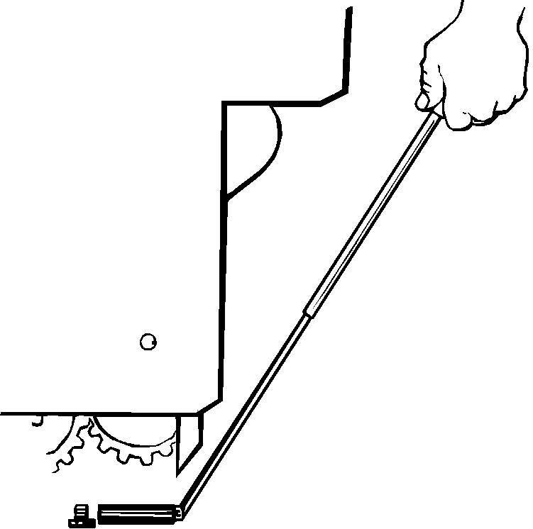 Lisle 31000 370-590mm Magnetic Pick-up Tool Telescopic Portable light weight