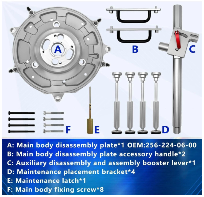 Starter Generator Motor Bracket for Benz M256 M254 Engine Rotor Removal Tool