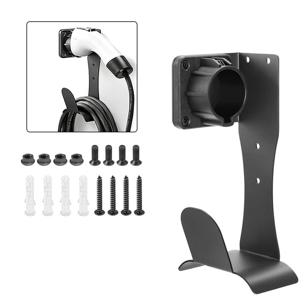 Stainless Steel For J1772 EV Charger Wall Bracket for Indoor or Outdoor Use