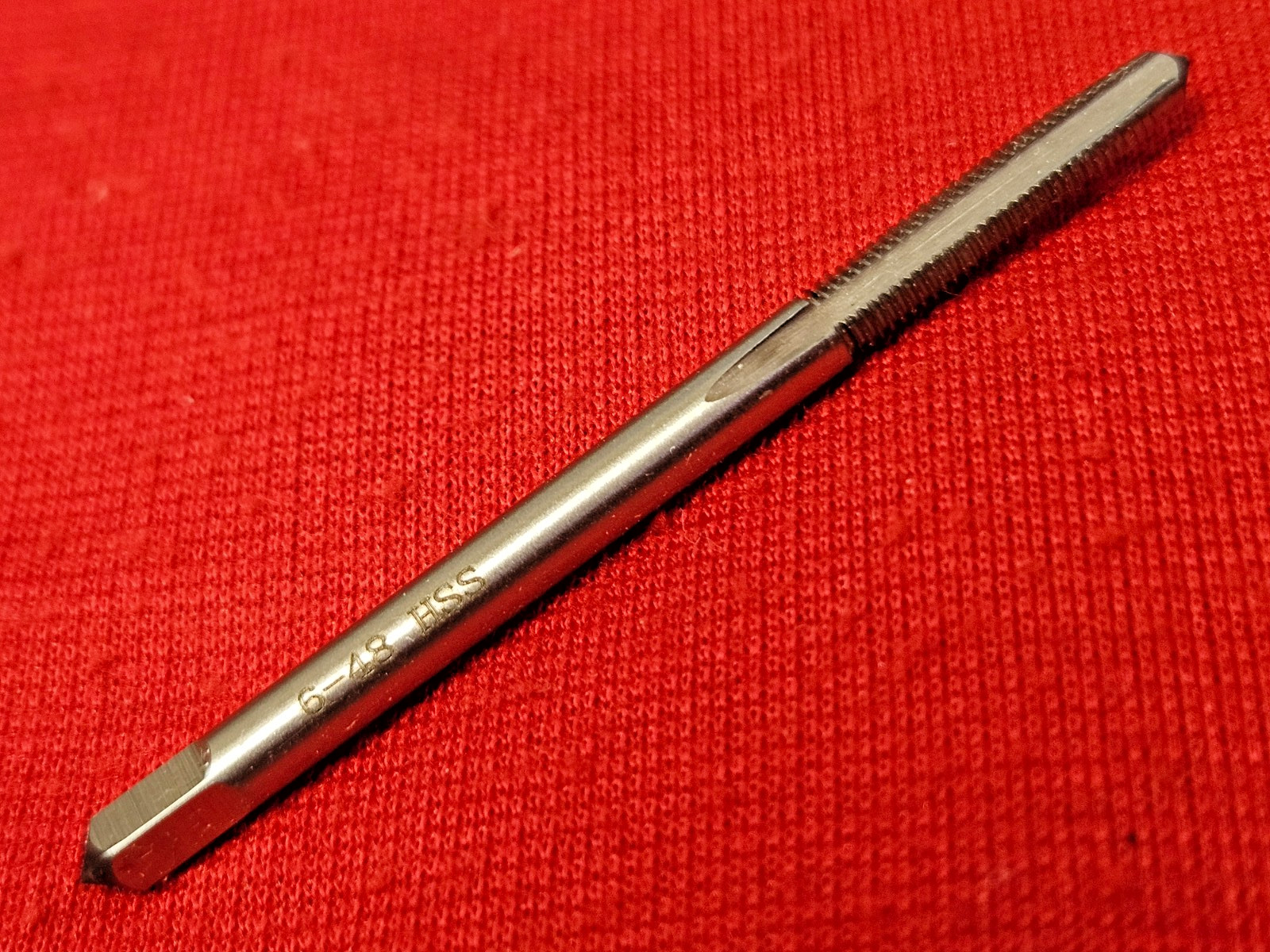 6-48 Taper Tap NF Irwin 1021 Carbon Steel 4 FL USA 6/48 Hanson