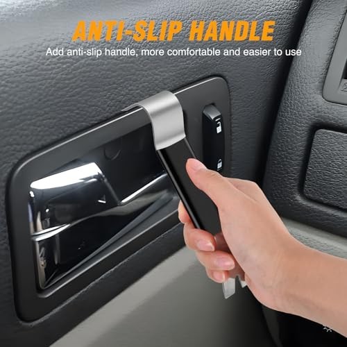 11PCS Trim Removal Tool Kit – Metal & Nylon Pry Tools for Car Panels, Dashboard,
