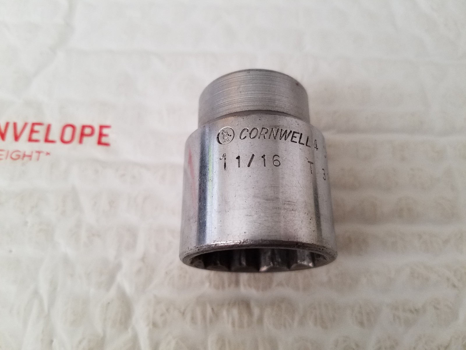 Cornwell T3134 1-1/16″ 12pt 1/2″ Drive Socket