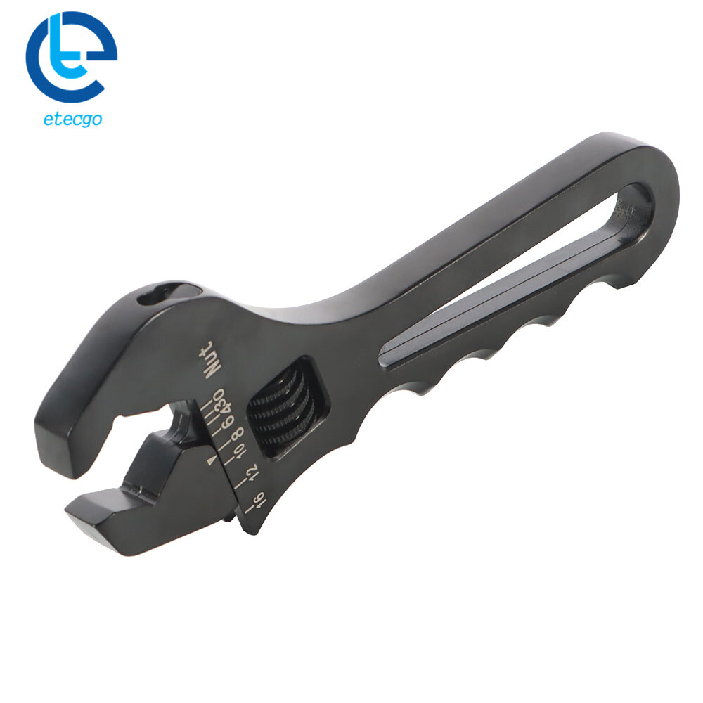 Adjustable Wrench Aluminum Tool Spanner For Hose End Fitting 3AN-16AN New