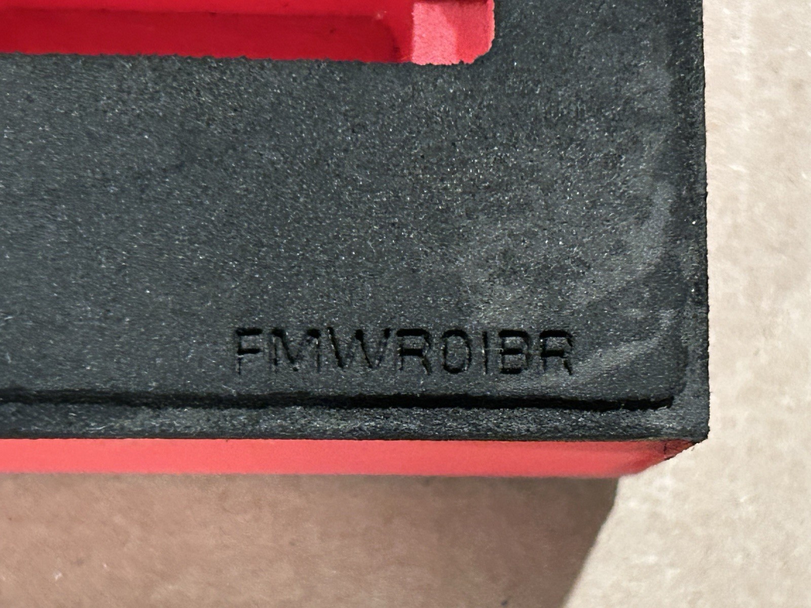 NOS. Snap-on Tools RED Foam Organizer Only for (7-19MM) Wrenches FMWR01BR