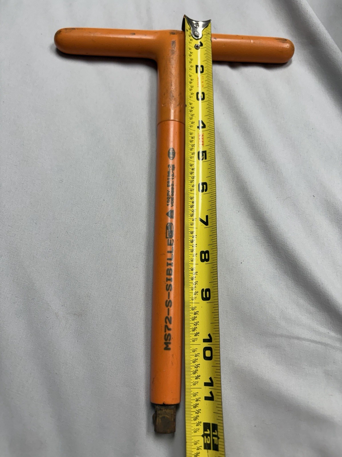 Sibille MS72-S 1000V 12” Insulated T-wrench 1/2″ End + Northern Tool CR-V Socket