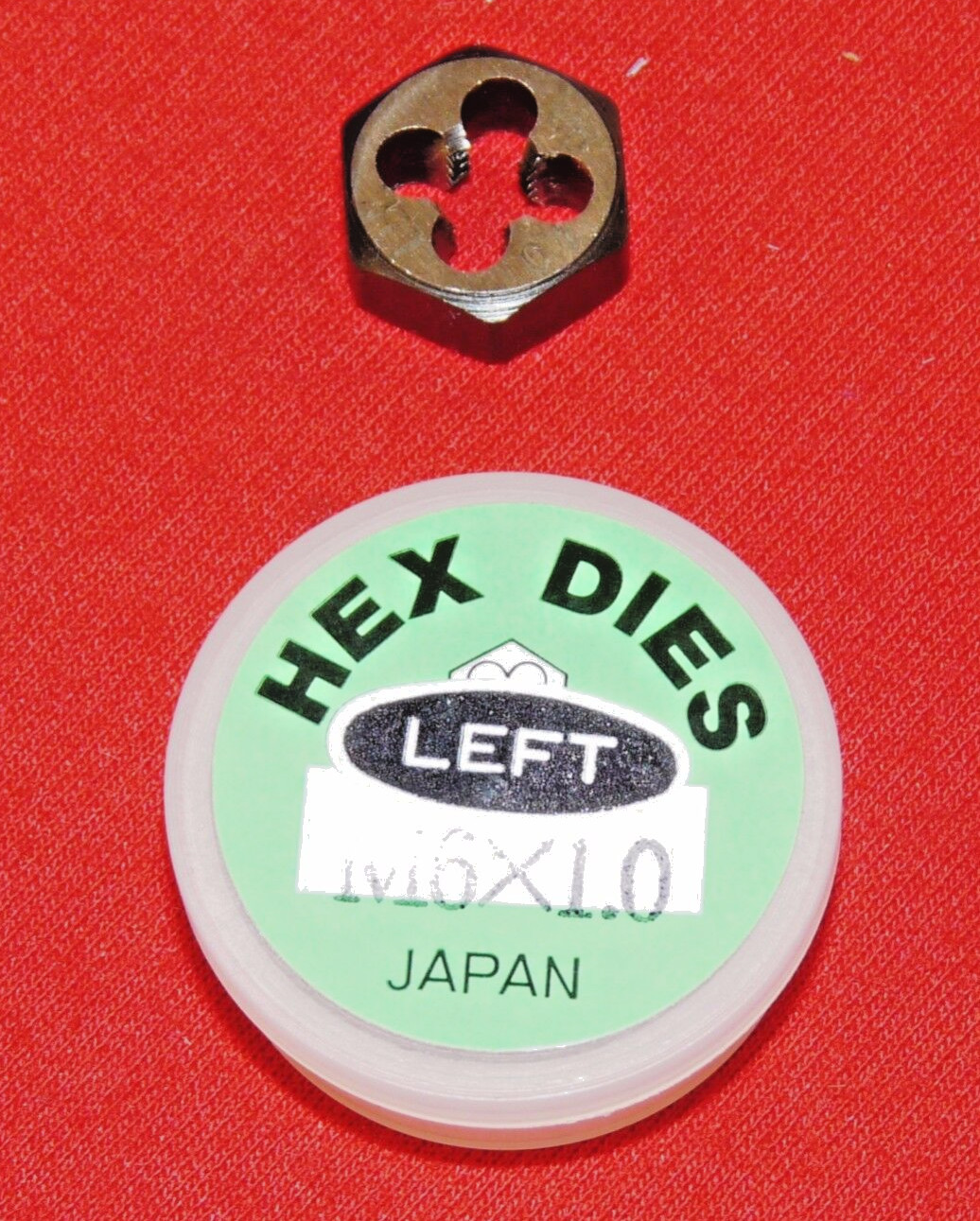 M6 X 1.0 6MM LEFT HAND x .62″ Hex Rethread Die Alfa MHD70756L CS LH Metric
