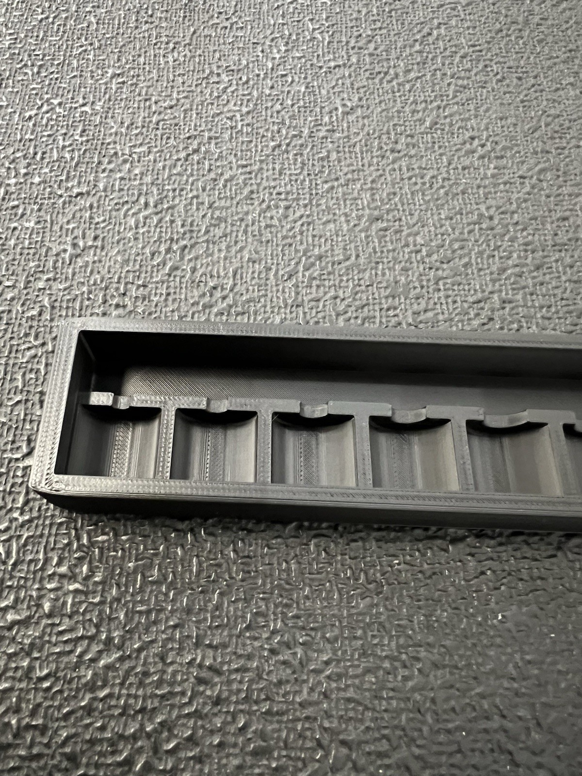 Tray compatible with 3/8” Triple Square XZN Stubby Socket Bluepoint