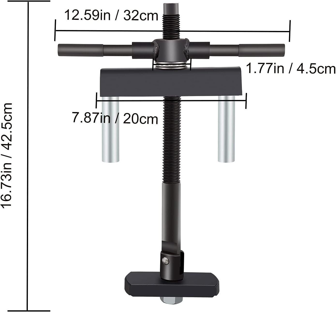 Universal Cylinder Liner Puller Tool for Diesel Engines, Fits 75mm-138mm, Auto R
