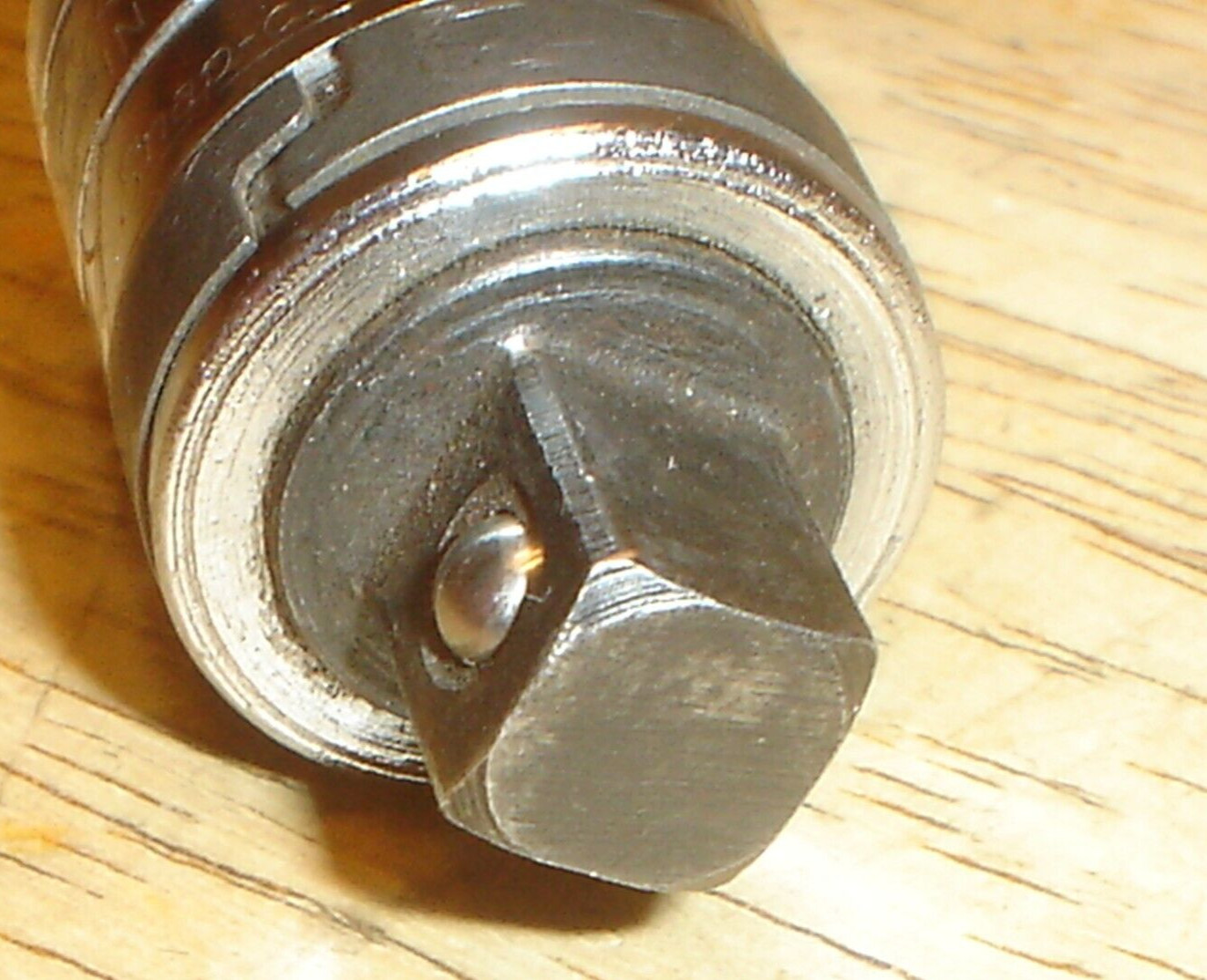 Snap-on Tools USA A4A 1/2″ Female to 3/8″ Male Adapter w/Pin Shear (Owner Marks)