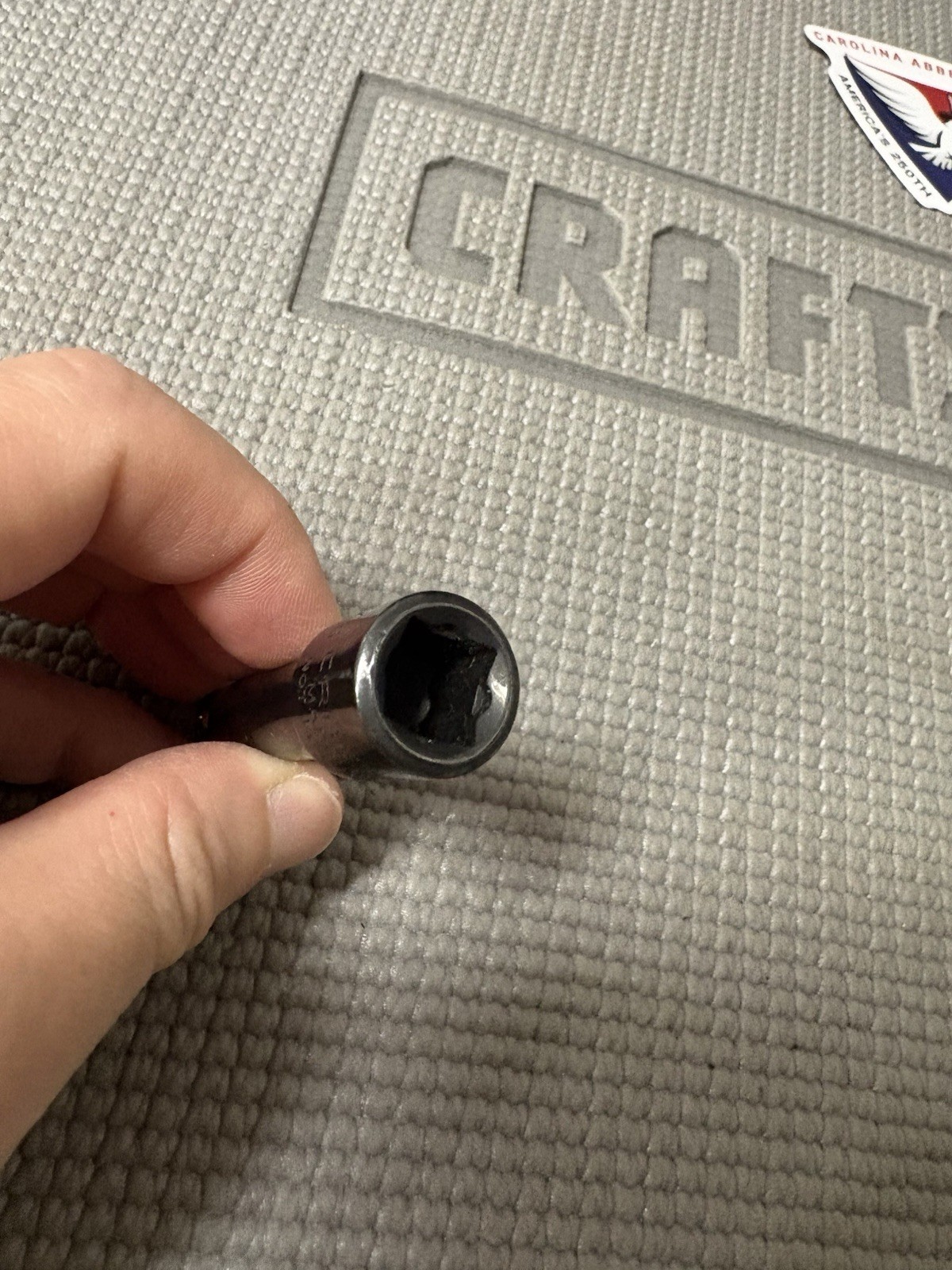 Rare Sears Craftsman 3/8” Drive Industrial Finish Extension Bar 3” 44206 USA