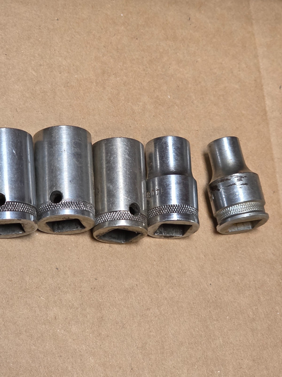 GRAY 10 Piece 1/2″ Drive Socket Set SAE Canada