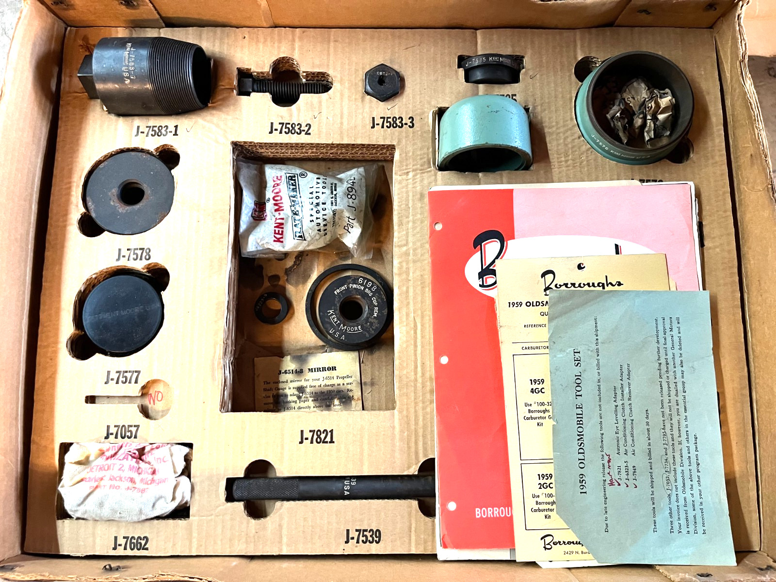 1959 Oldsmobile Kent-Moore Specialty Automotive Tool Kit