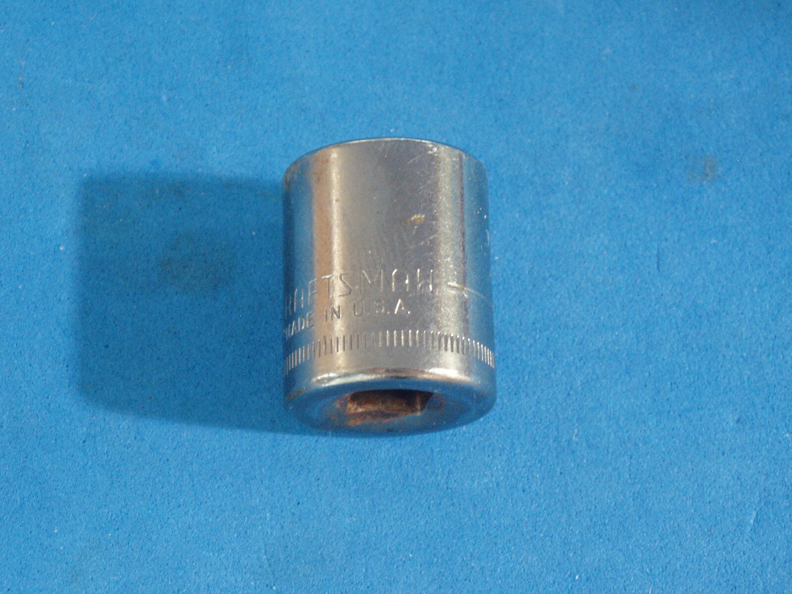 VINTAGE CRAFTSMAN 1/4″ DRIVE 13MM 6 POINT SHALLOW SOCKET – G1 – 43514 USA MADE