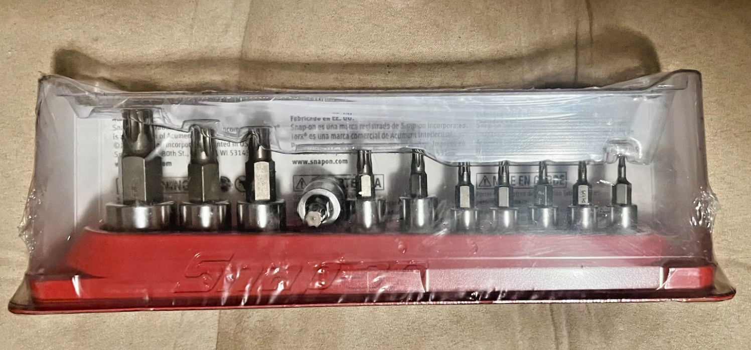 *NEW* Snap On 11pc Combination Drive TORX Plus® Bit Socket Driver Set 211EFTXTPY