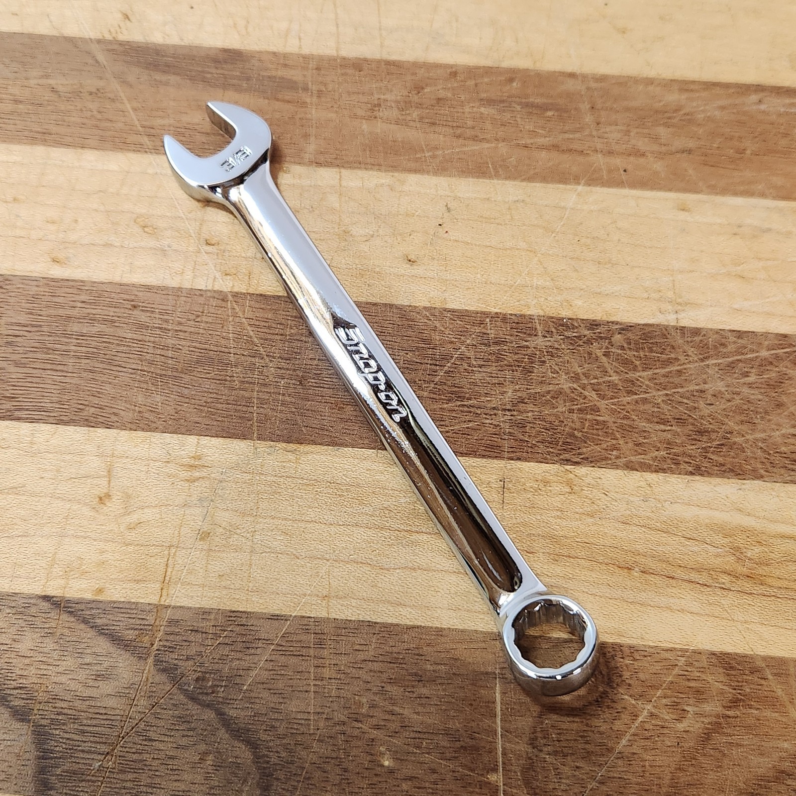 Snap On 3/8″ Short Combination Wrench 12 Point OEX120 USA Military surplus nice