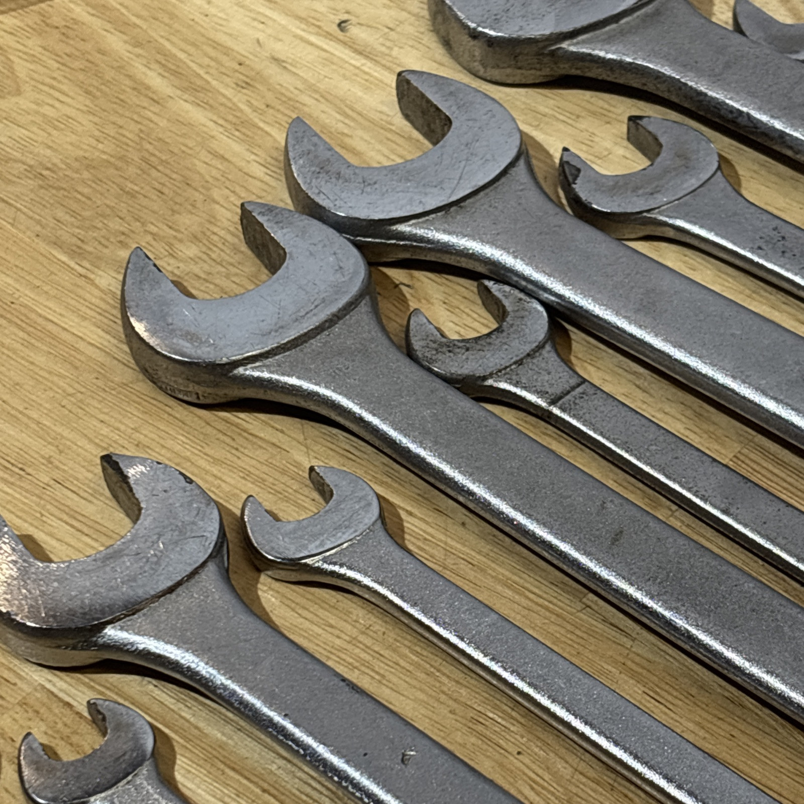 Dayton SAE Combination Wrench Set 12 Point 3/8″ to 1″ Vtg USA