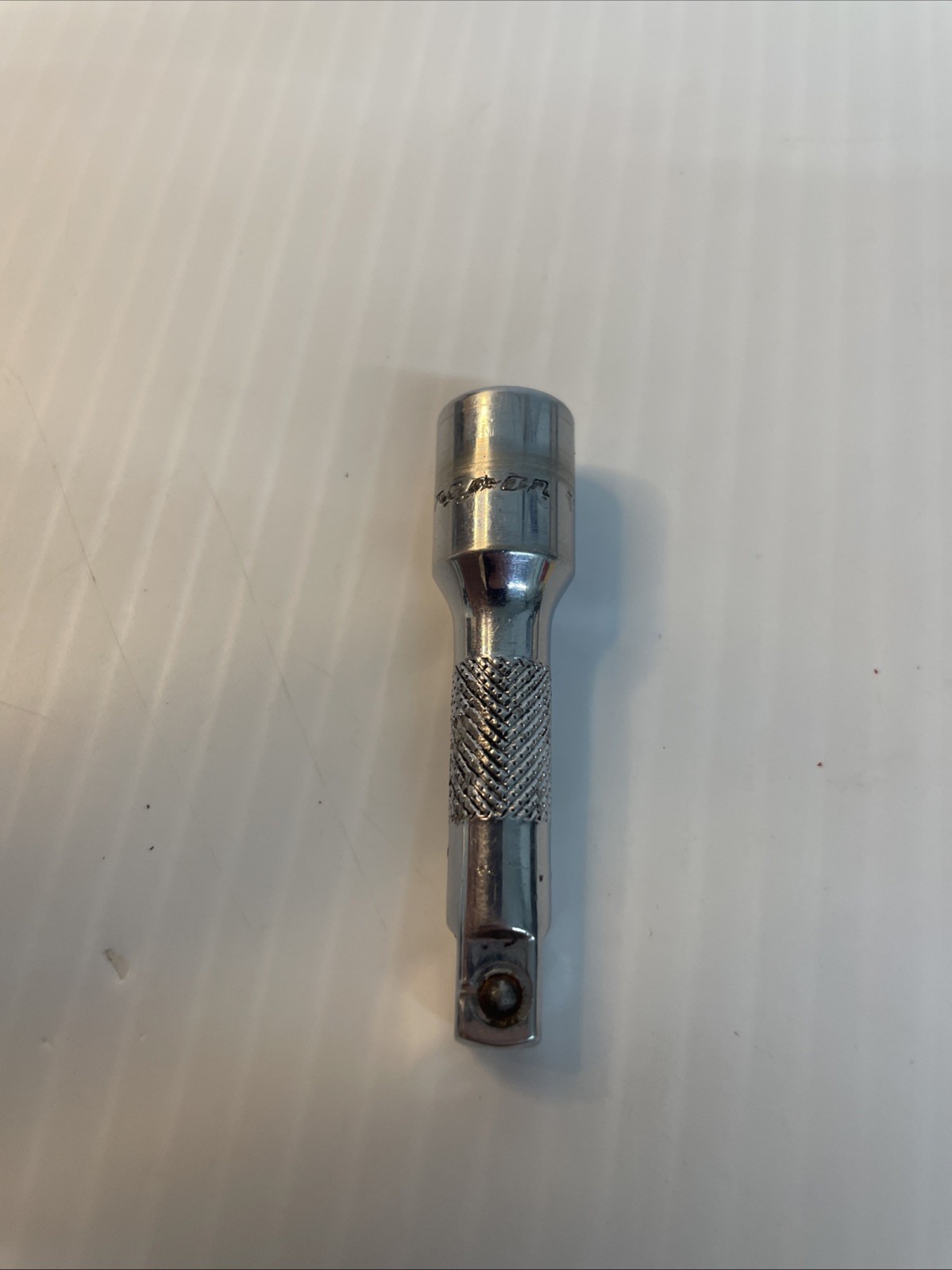 Snap On 1/4″ Drive 2″ Chrome Knurled Friction Ball Extension USA TMXK2 – Used