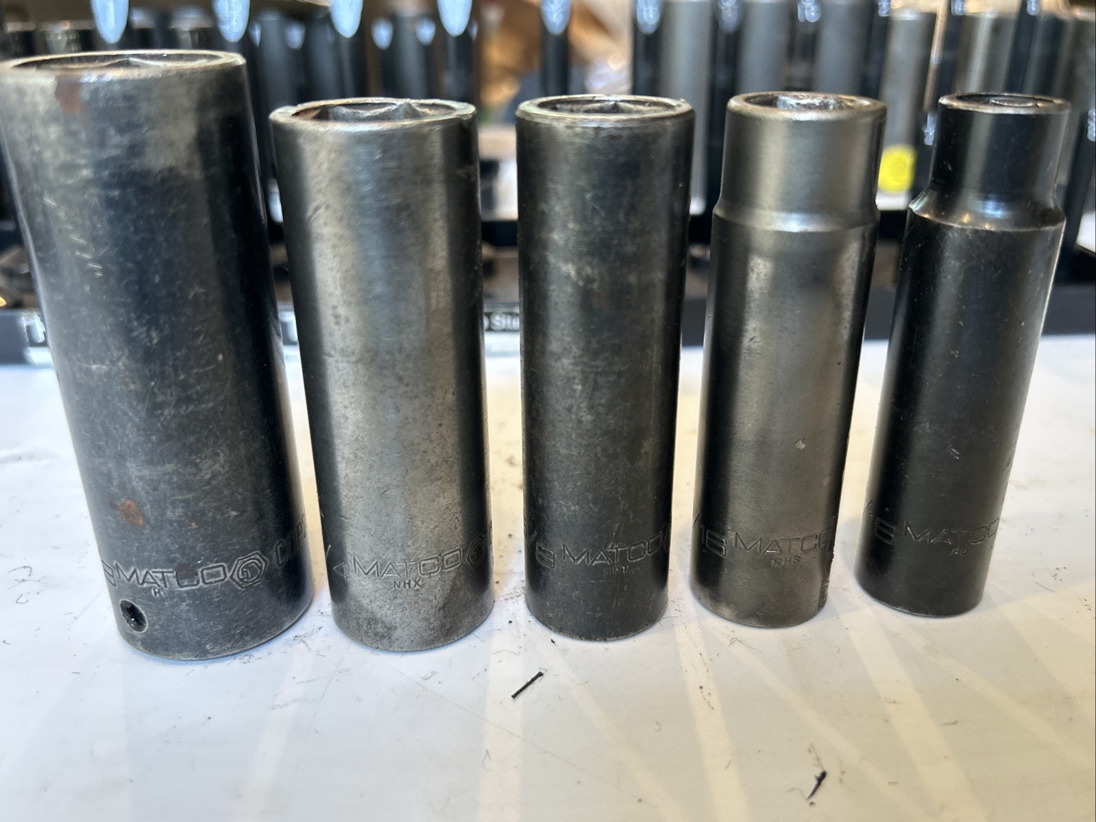 Matco CDP286 CDP246 CDP206 CDP186 CDP146 Deep Impact 1/2” Dr 6pt Socket Set