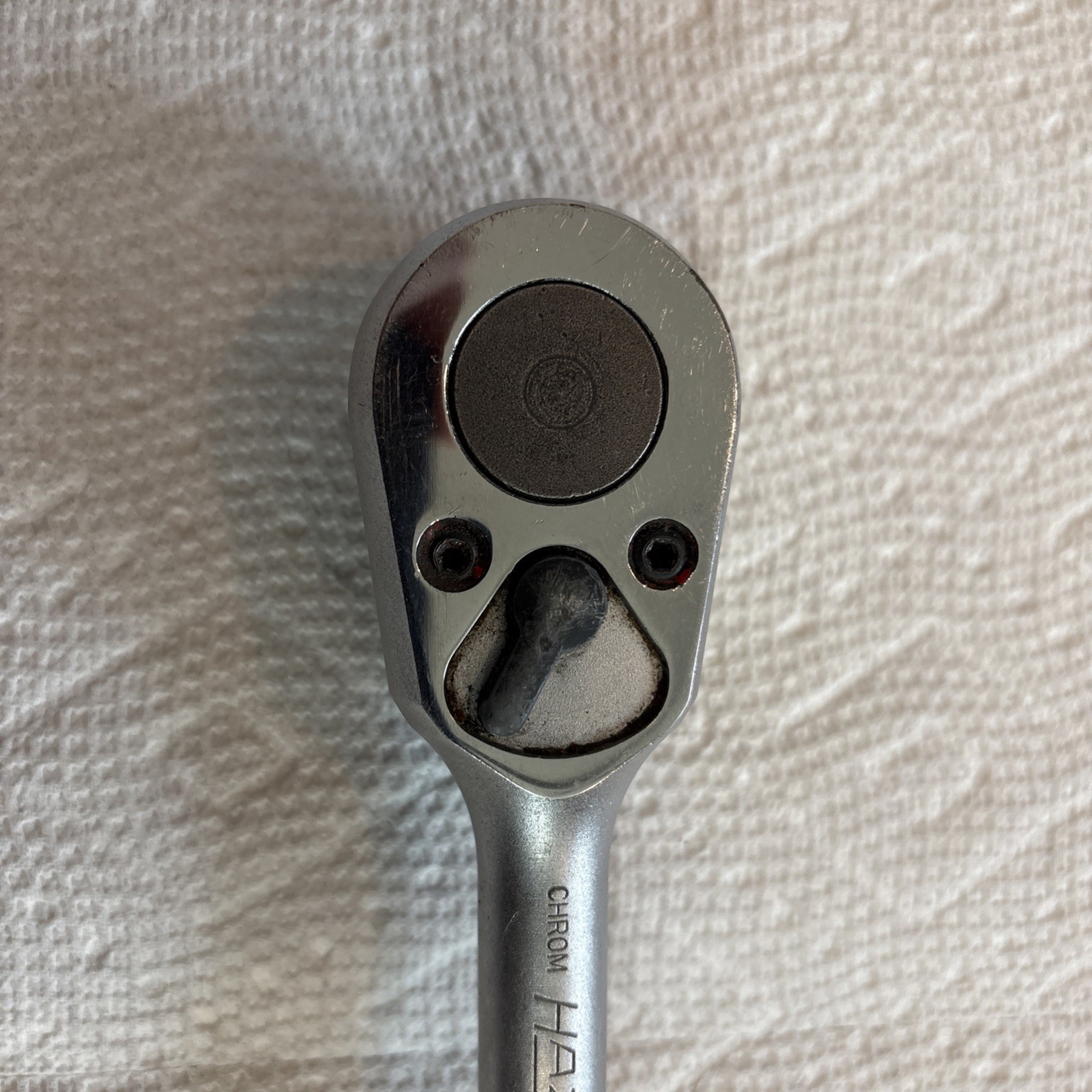 Hazet 916 -SP 1/2 in. Socket wrench W Germany With ribbed handle