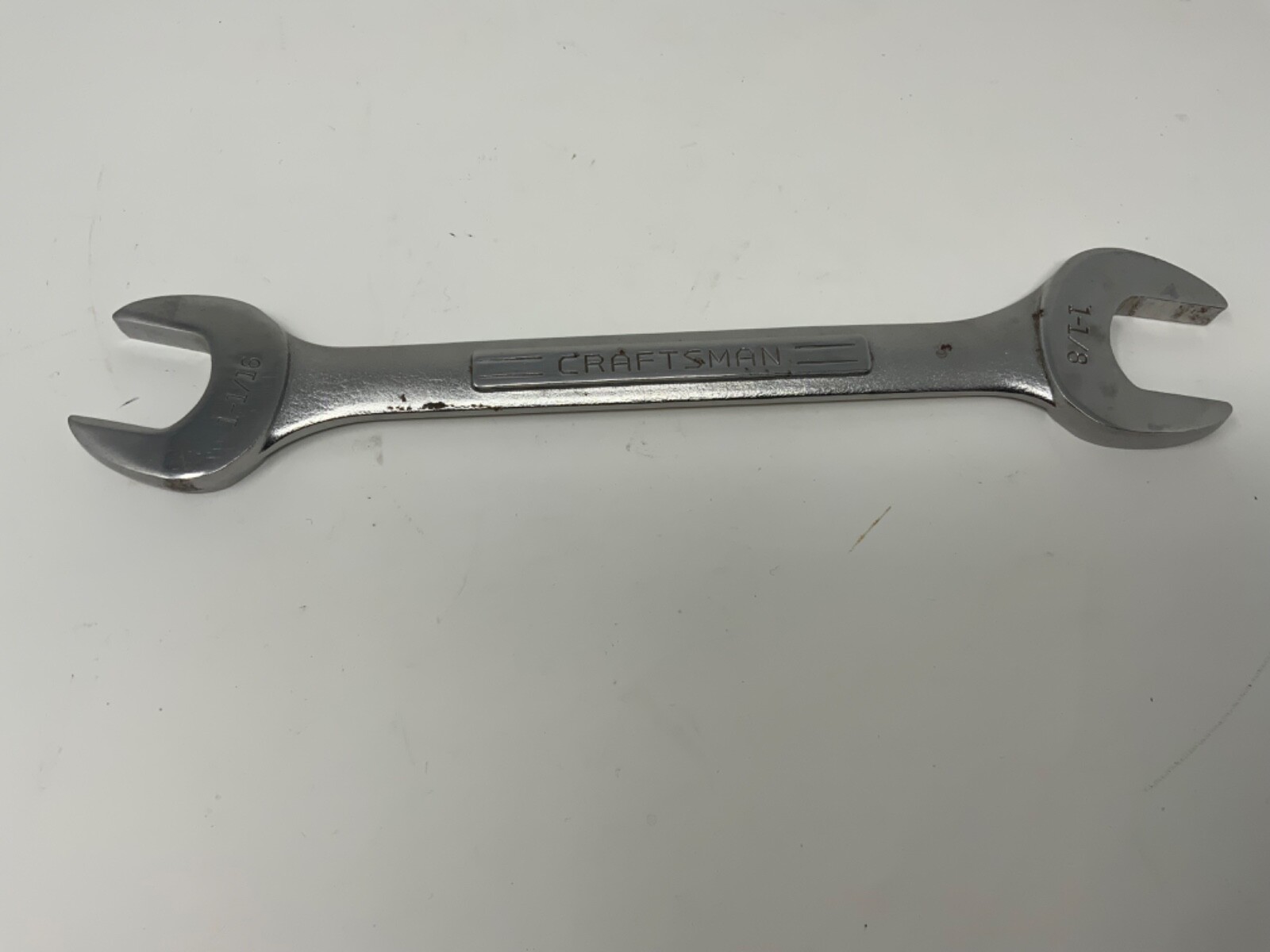 Craftsman Open End Combination Wrench V-44586 Free Ship 1-1/8 & 1-1/16