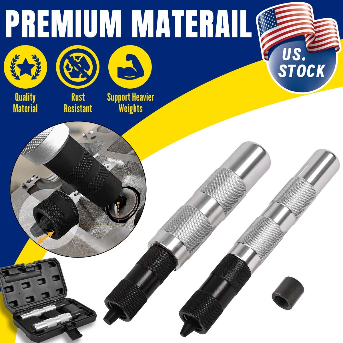 2PCS Valve Keeper Remover and Installer Tool Kit for Stems from 4.5 to 7.5mm new