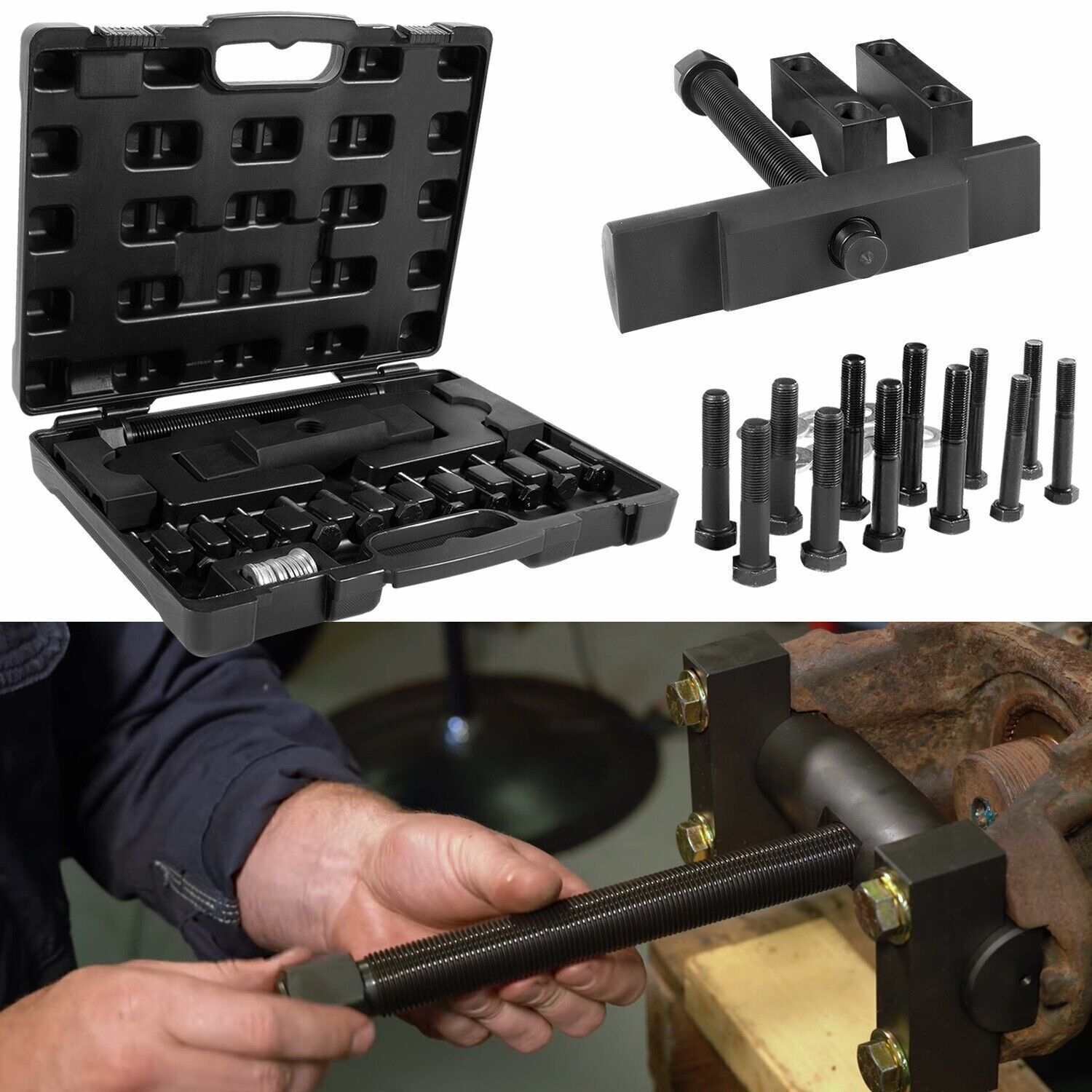 10803 Heavy-Duty Yoke Puller Semi Truck Yoke Remover Tool Kit For Meritor Volvo