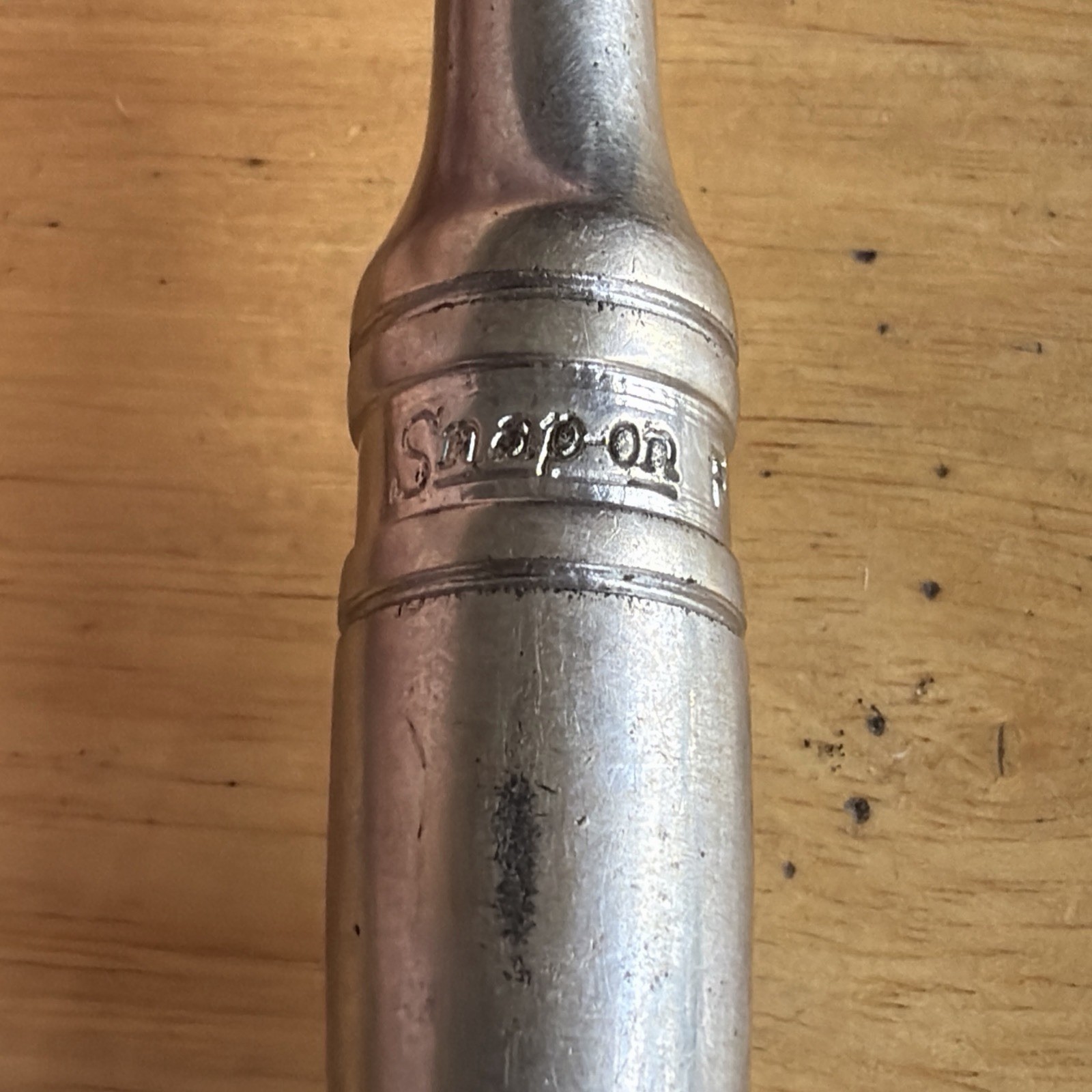 Snap On Tools 10″ Long Ratchet 3/8″ Drive Long Handle FL710B Vtg Made in USA