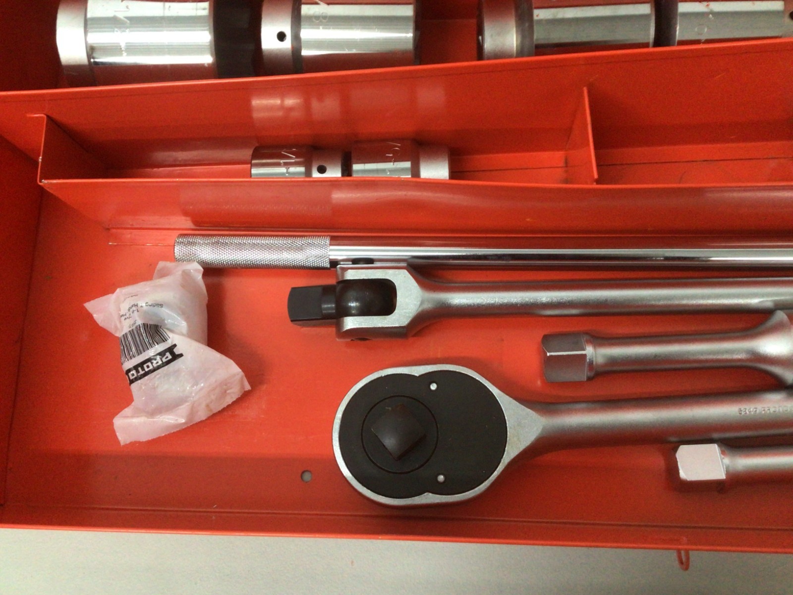 PROTO Socket Set: 1 in Drive, 12-Point, SAE, 1 1/2 in to 3 1/2 in, J57102A