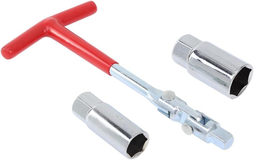 Spark Plug Socket Wrench T-Handle 5/8 Inch 16mm and 13/16 Inch21mm Spark Plug…