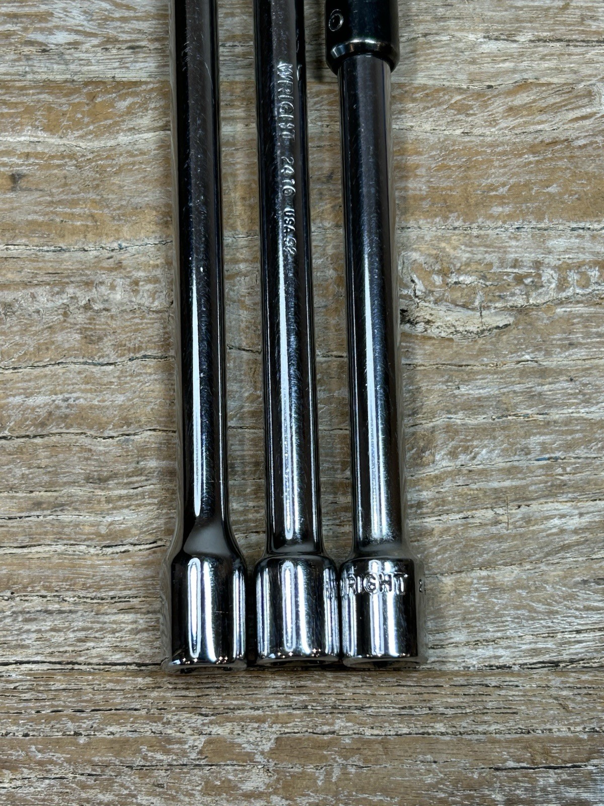 Wright 3 Pc. 1/4” Drive Locking Extension Set – – 5” 7” 11” FREE SHIP