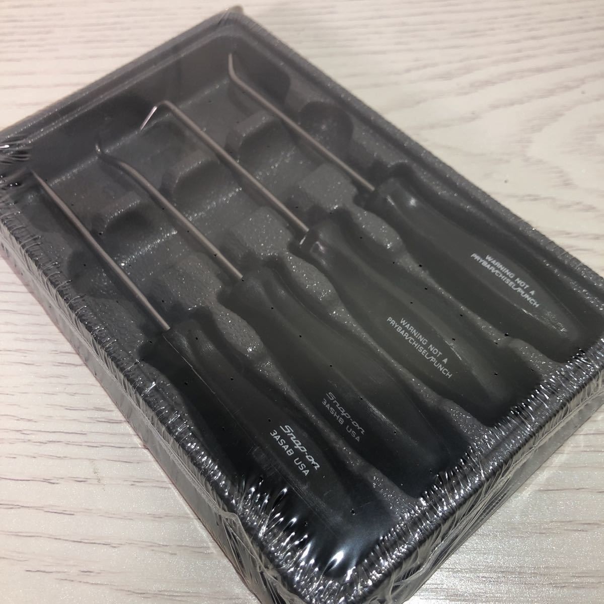 SNAP-ON TOOLS Mini Pick Tool 4-Piece Set ASA204B Black