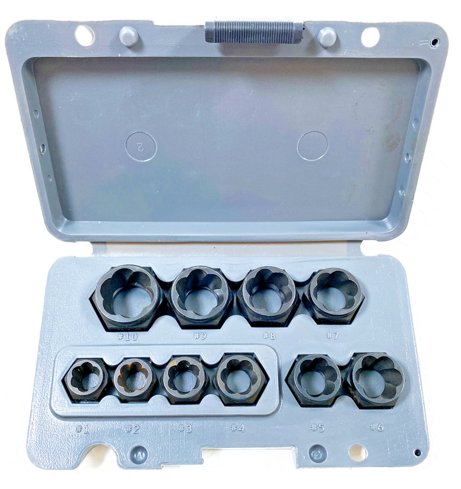 BLUE POINT 110STSYA 10 Piece Low Profile Twist Socket Set NUT, BOLT, Extractor!