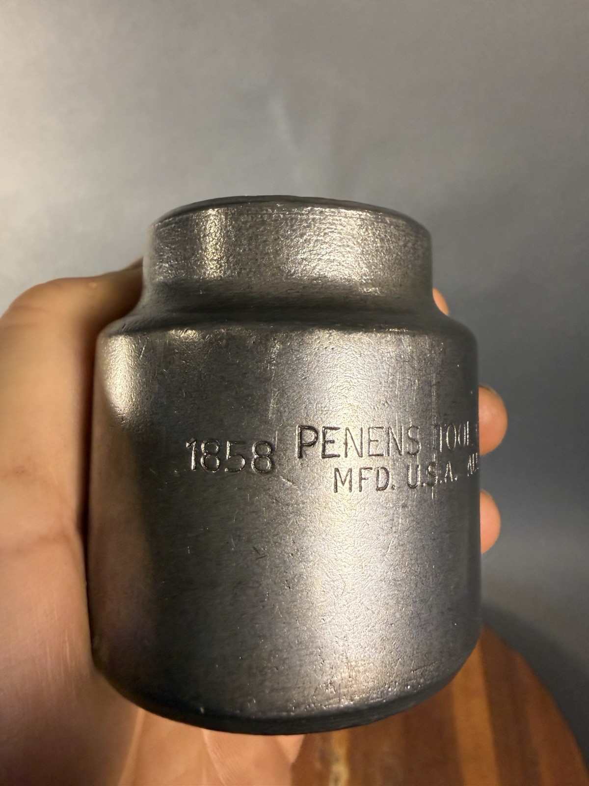 Penens Tool Corp (Proto) 1858 1-13/16″ SAE Shallow Socket 3/4″ Drive 12 Pt USA