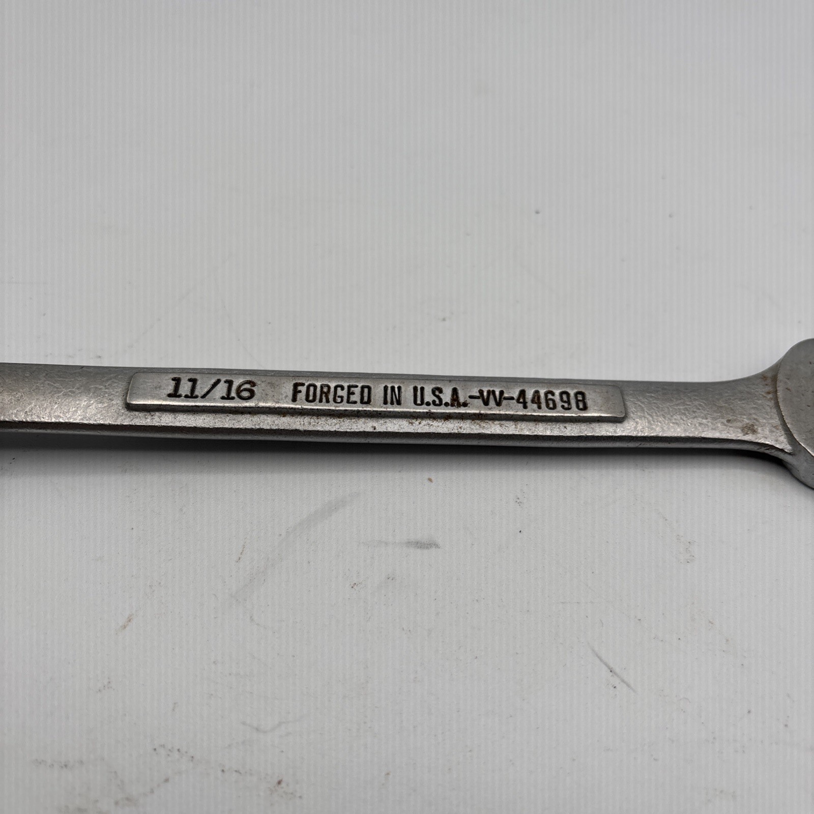 Craftsman 11/16in. Combination Wrench Forged VV 44698 Made in USA
